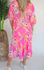 Island Getaway Tropical Maxi Dress