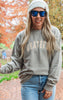 Grateful Pigment Dyed Graphic Sweatshirt - Sage