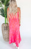 Vivid Leopard Strapless Maxi Dress - Final Sale