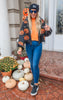 Get Spooky with Pumpkins Corduroy Jacket