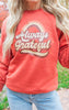 Always Grateful Pigment Dyed Graphic Sweatshirt***