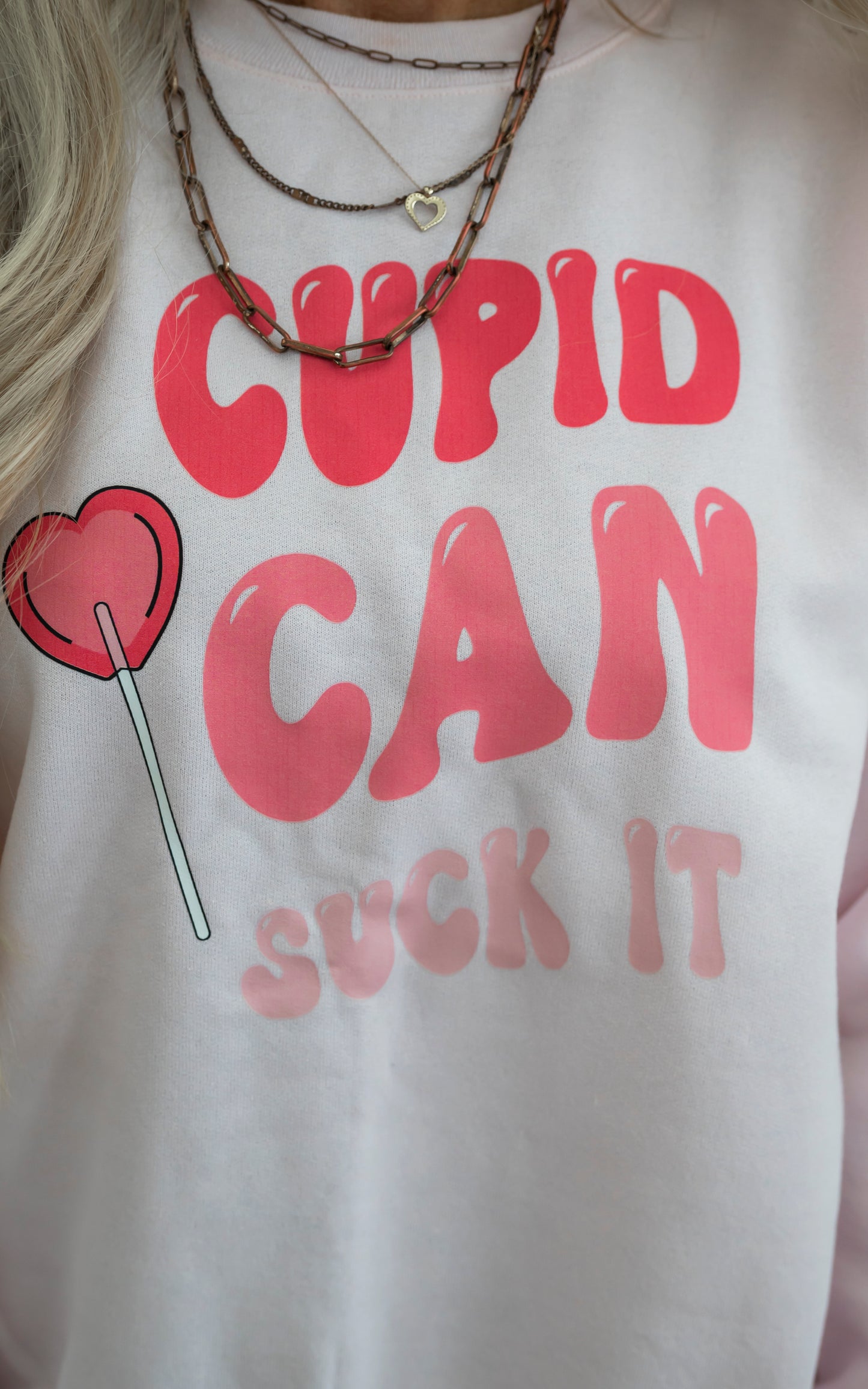 Cupid Can Suck It Crewneck Sweatshirt