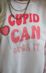 Cupid Can Suck It Crewneck Sweatshirt