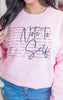 Note to Self Graphic Crewneck Sweatshirt