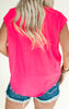 Carefree Charm Short Sleeve Solid Knit Top - Final Sale