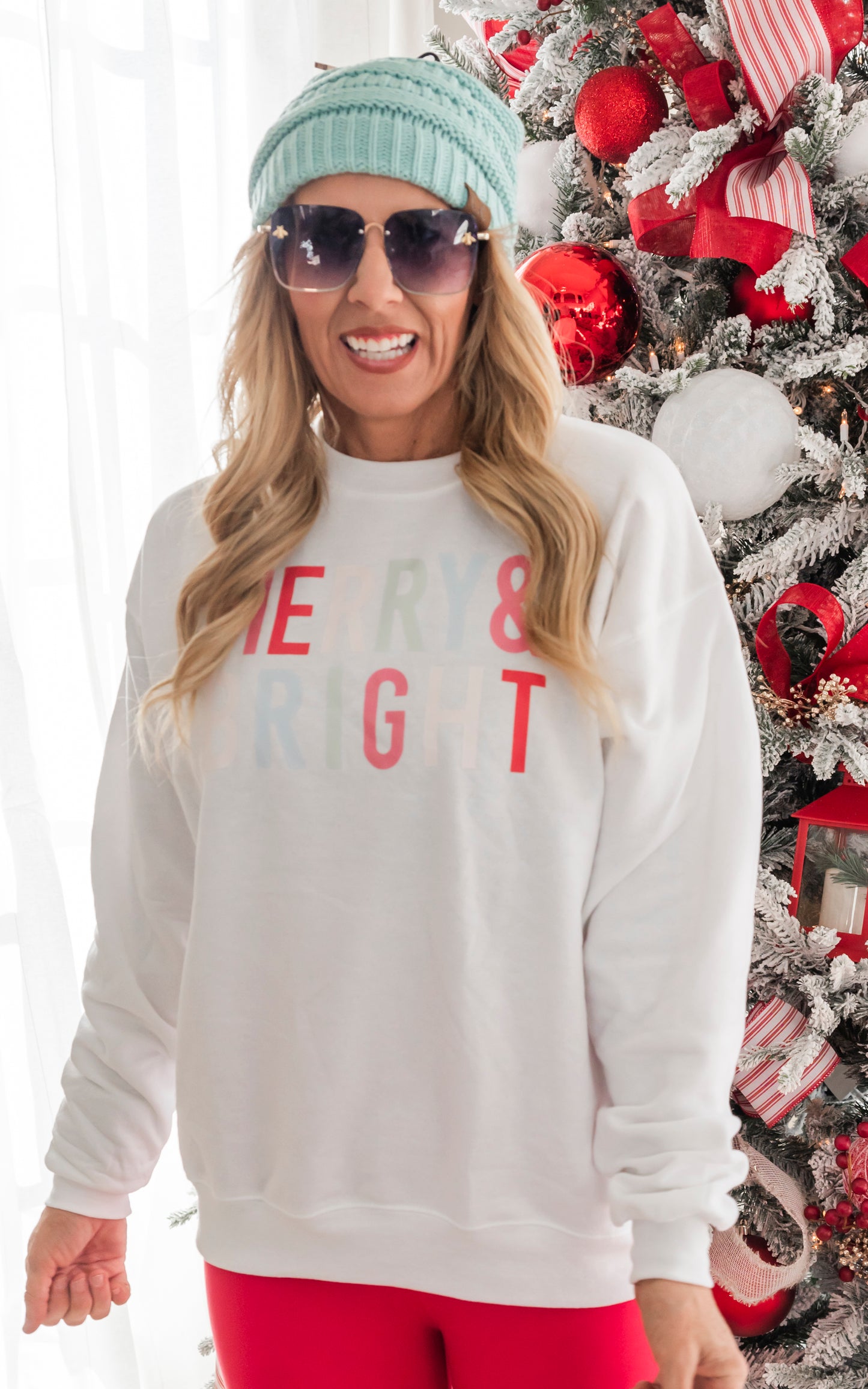 Colorful Merry & Bright Sweatshirt