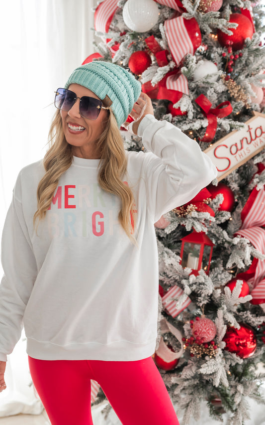 Colorful Merry & Bright Sweatshirt