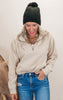 Elevate Your Look 1/2 Zip Mock Neck** - Final Sale