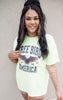 Lime Free Bird Garment Dyed Graphic T-shirt**