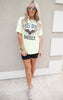 Lime Free Bird Garment Dyed Graphic T-shirt**