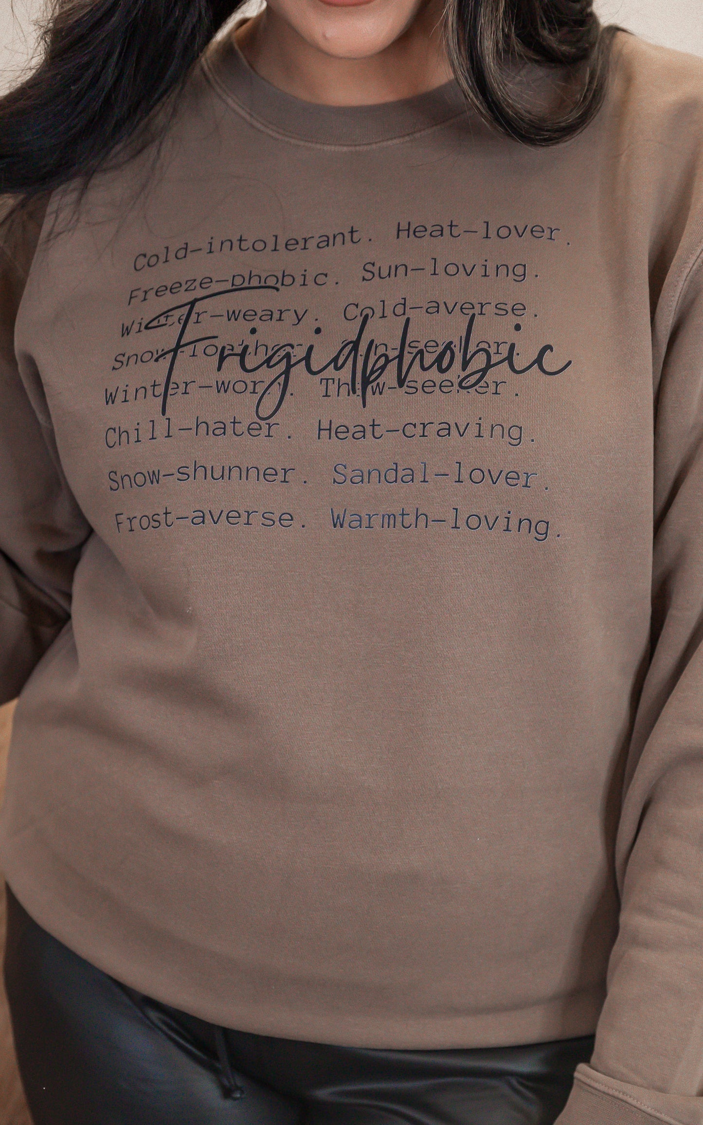 Frigidphobic Defination Garment Dyed Sweatshirt | Comfort Colors