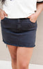 Skirt Flirt Acid Wash Denim Skirt | Zenana - Final Sale