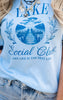 Lake Social Club Ringer Graphic T-shirt