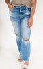 Mica High Rise Straight Leg Denim Jean