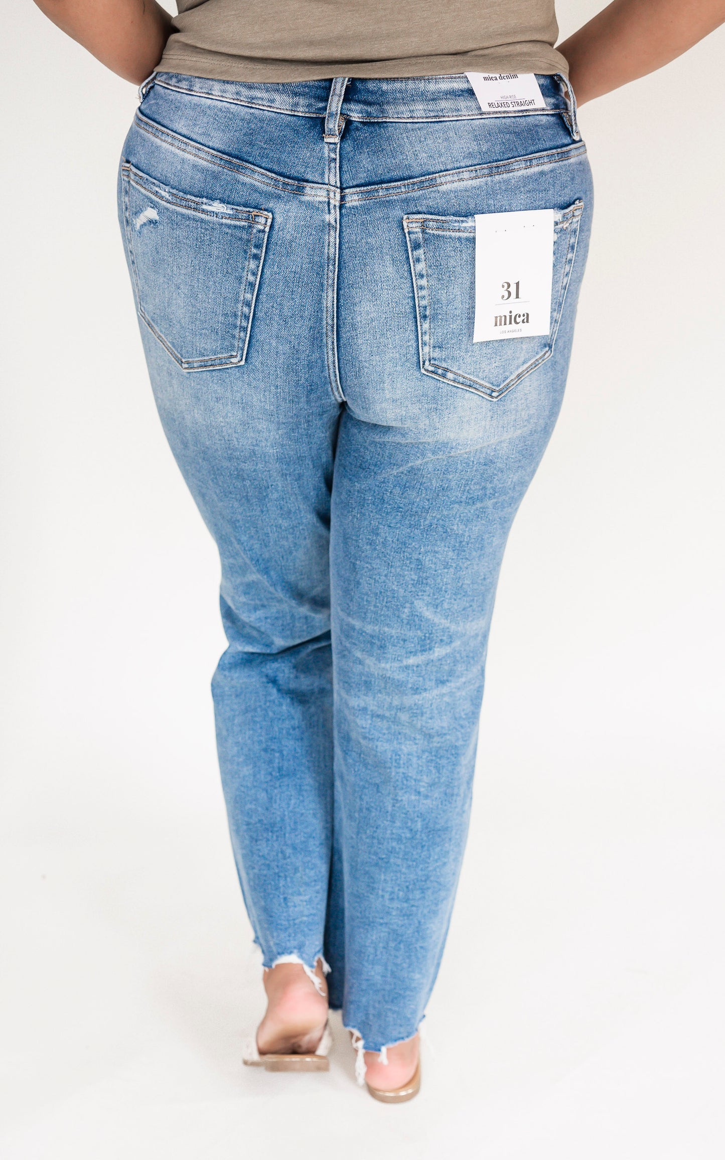 Straight Leg Denim Jean