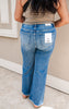 High Rise Wide Leg Denim Jeans