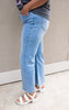 MICA | The Claudia Super Soft Super High Rise Wide Leg Denim Jeans