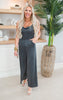 Lurex Cowl Neck Jumpsuit - Final Sale