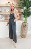 Lurex Cowl Neck Jumpsuit