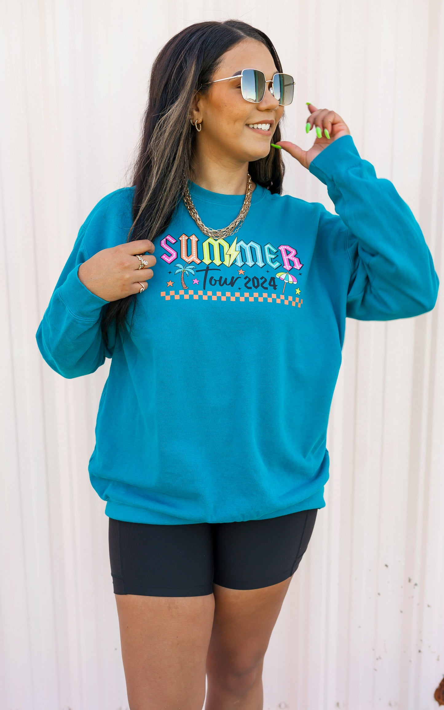 Summer Tour Graphic Sweatshirt | Comfort Colors