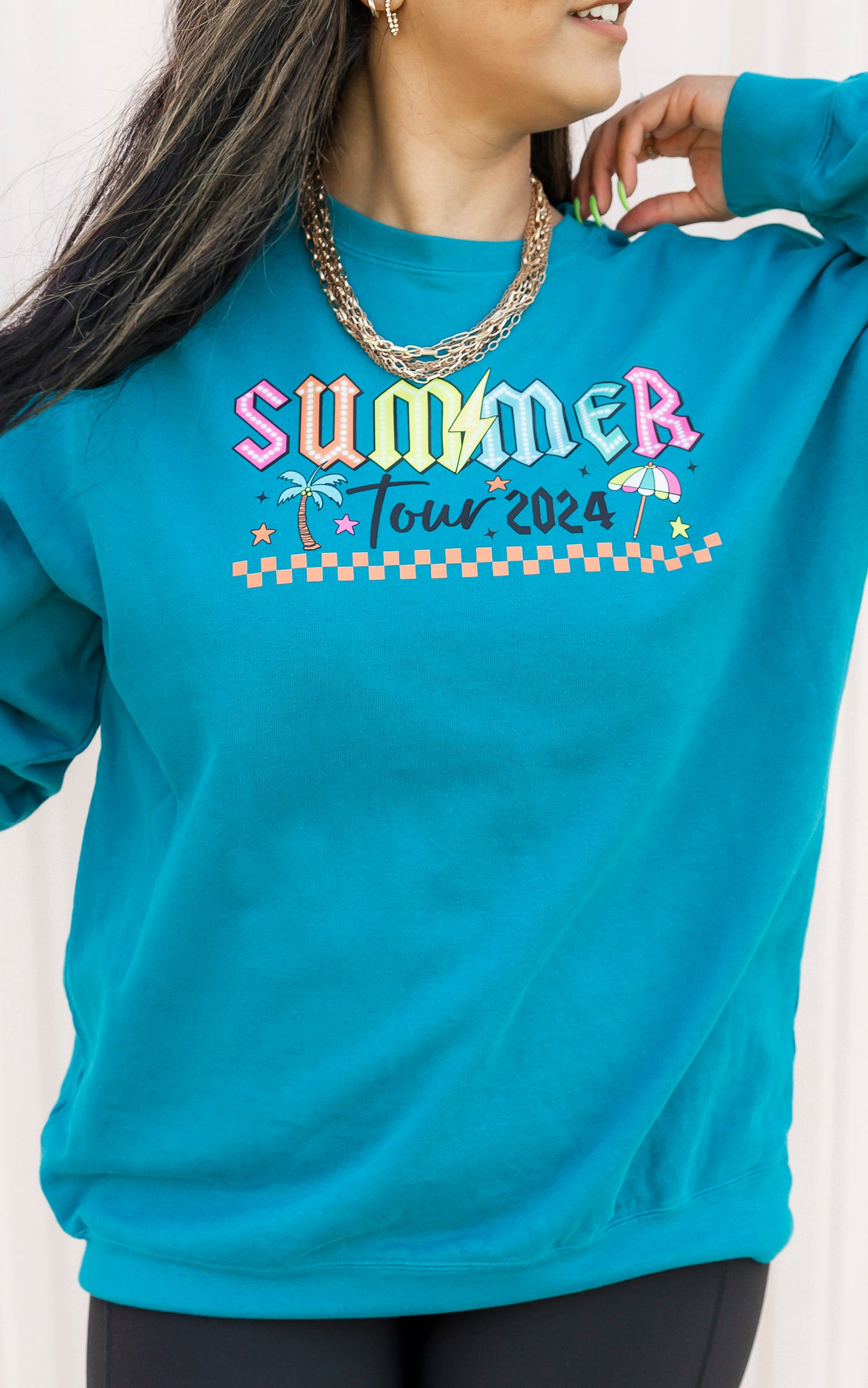 Summer Tour Graphic Sweatshirt | Comfort Colors