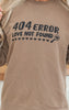 404 Error: Love Not Found Garment Dyed Crewneck Sweatshirt (Clay) - Final Sale