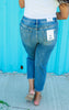 Stretch Super High Rise Mom Denim Jean - Mica