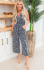 Get Wild Surplice Side Tie Cropped Jumpsuit - Final Sale