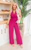 Berry V-Neck Jumpsuit | Gilli