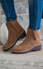 Corkys Basic Bootie - Camel Suede