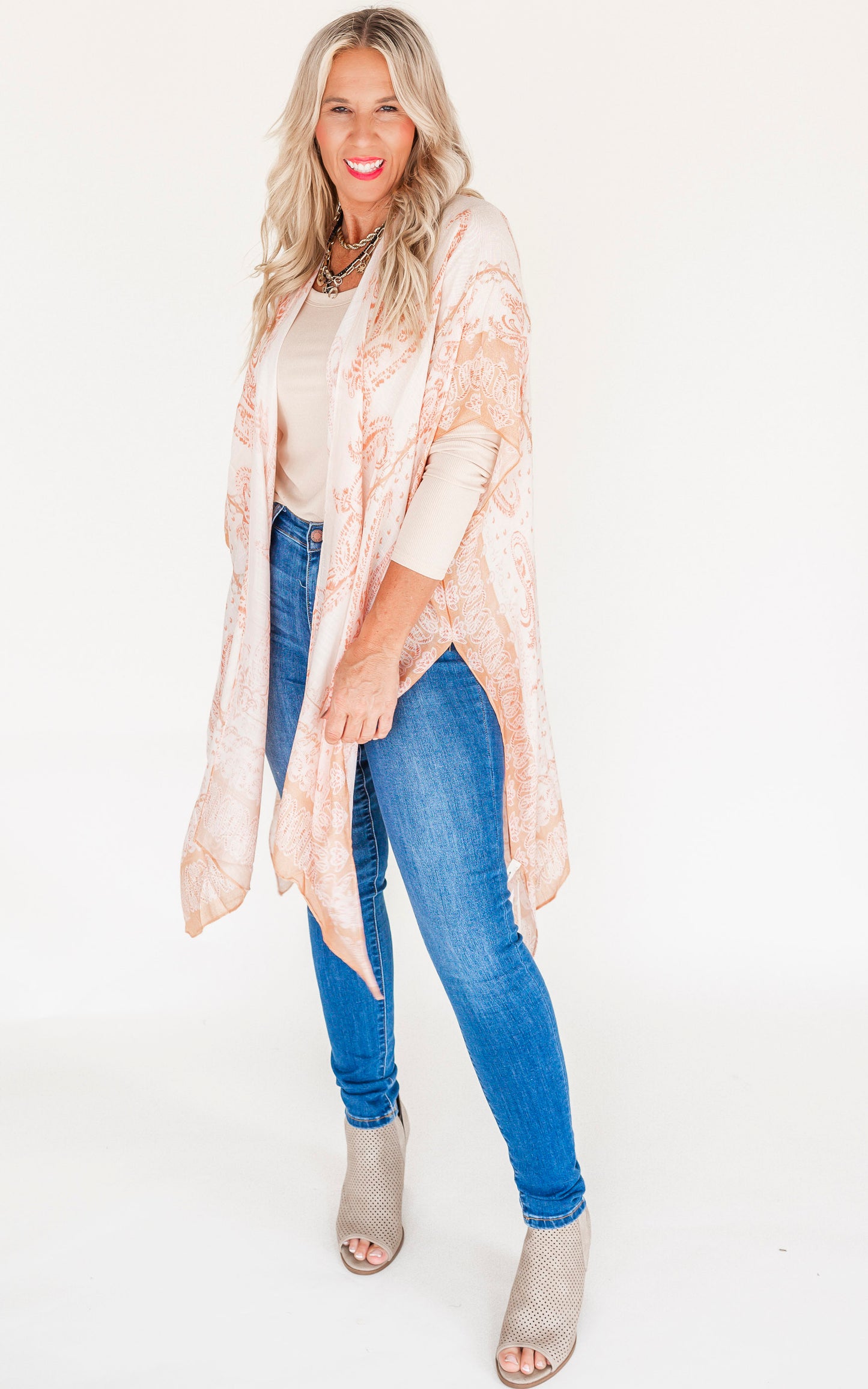 Aphrodite Paisley Kimono - Final Sale