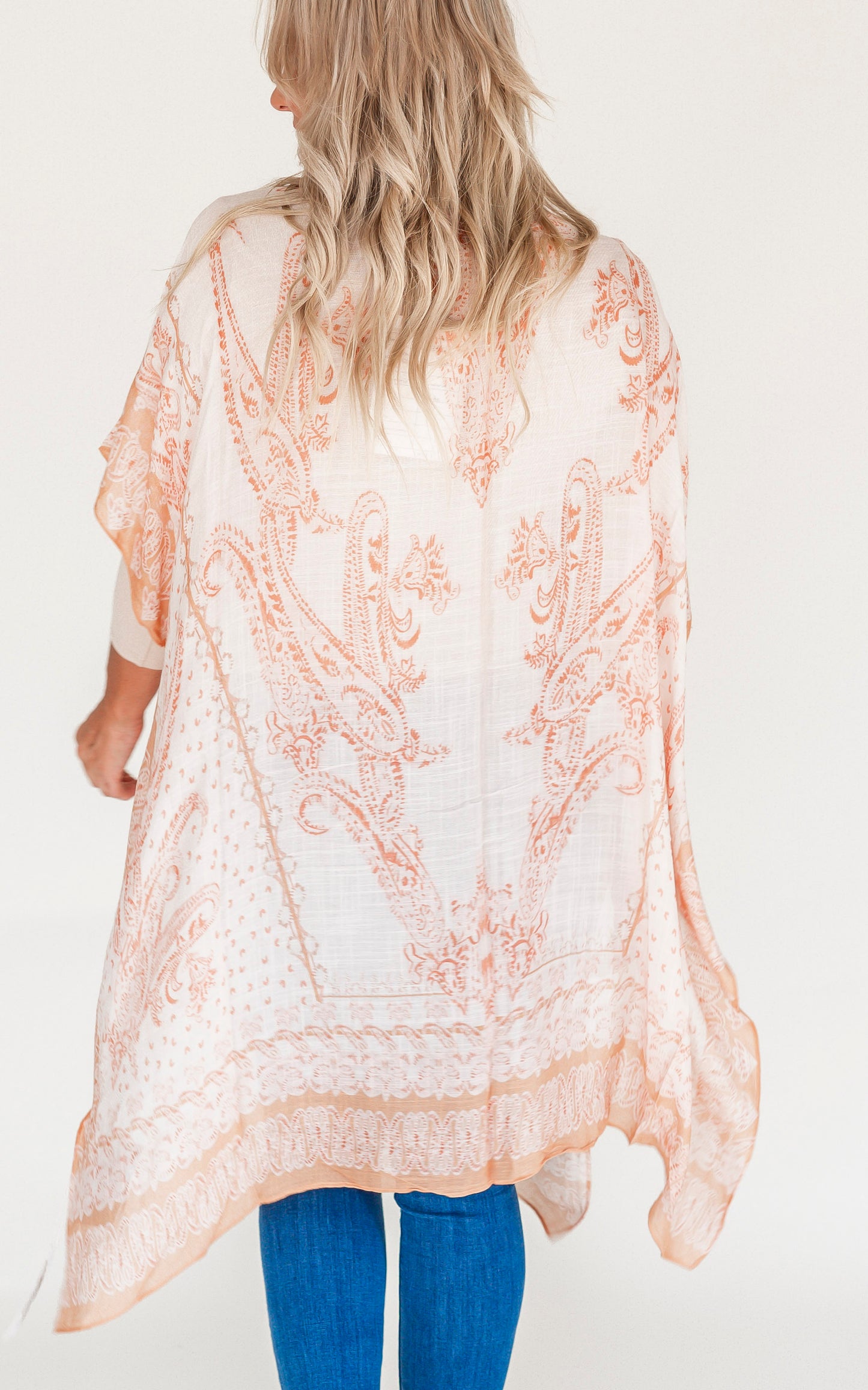 Aphrodite Paisley Kimono - Final Sale