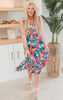 St Tropez Floral Maxi Dress - Final Sale