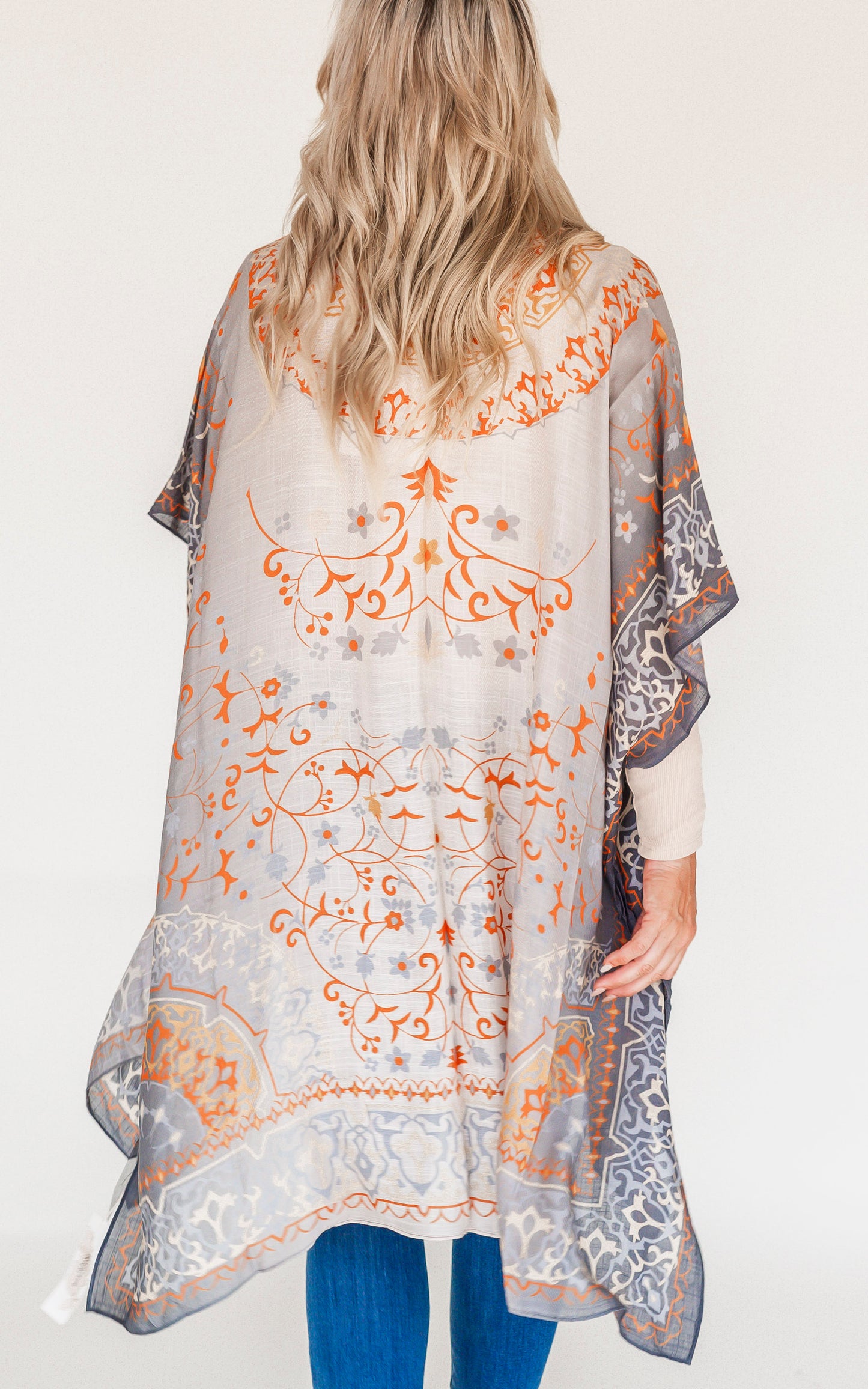 Mandala Ombre Kimono