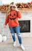 Get Pumpkin Faced Crewneck Sweatshirt** - Final Sale