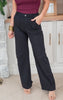 Cotton Stretch Wide Leg Pants | Rae Mode - Final Sale