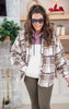 Taupe Faux Sherpa Coat - Final Sale