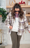 Taupe Faux Sherpa Coat