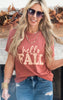 HELLO Fall Graphic T-shirt** - Final Sale