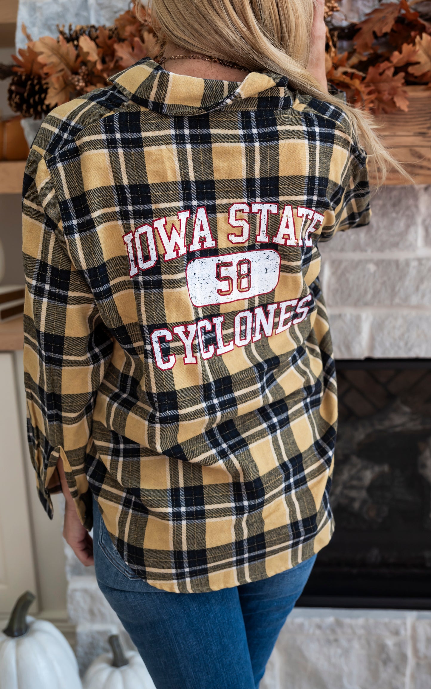 ISU Vintage Oversized Plaid