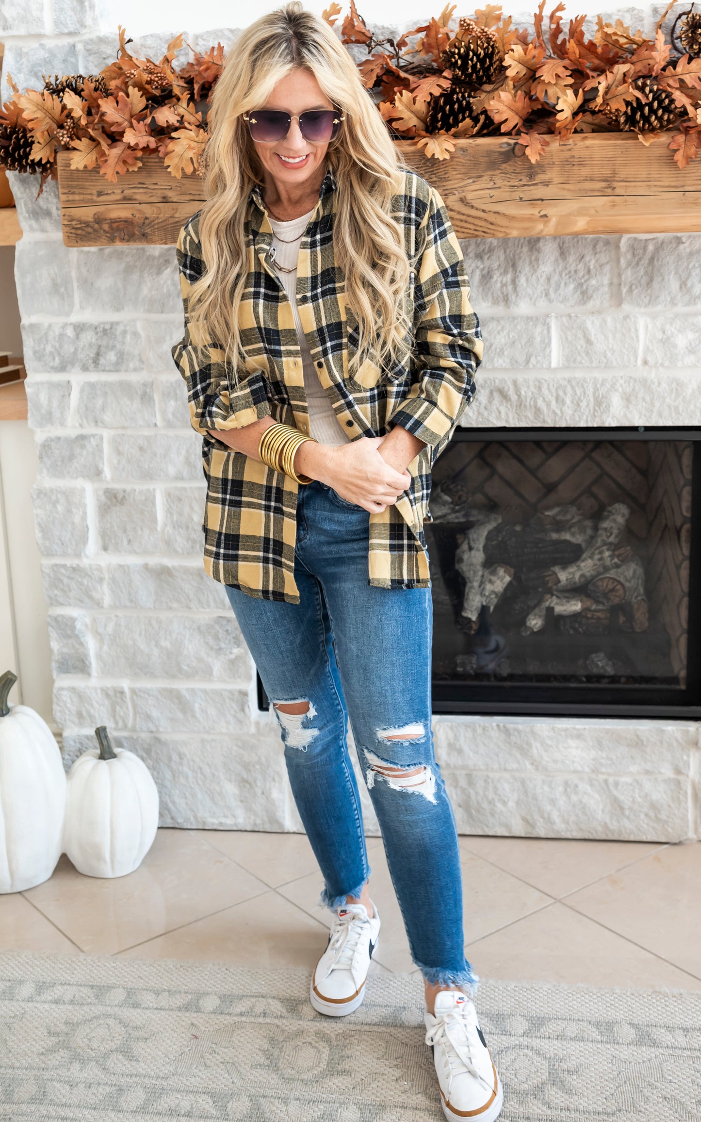 ISU Vintage Oversized Plaid