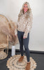 Sherpa Fleece Leopard Jacket