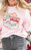 Christmas Mixtape Mix Crewneck Sweatshirt**