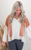 Ginger Sleek Contrast Statement Long Sleeve Top | POL