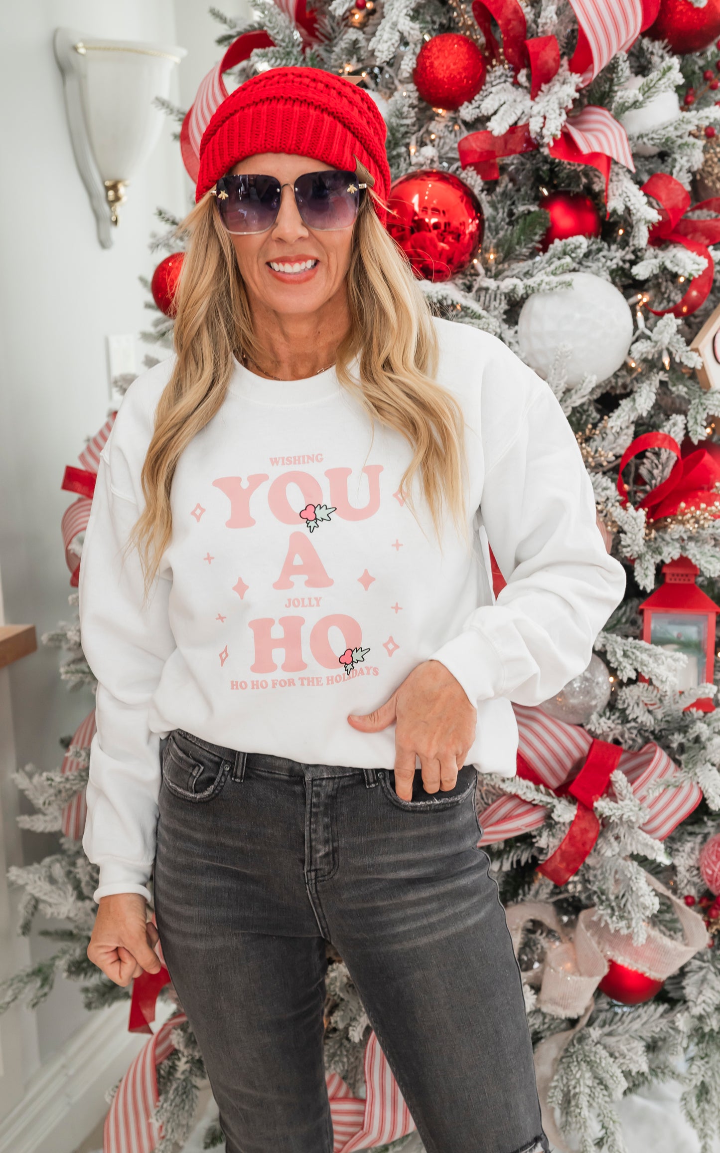 Wishing You a Jolly Ho Crewneck Sweatshirt**