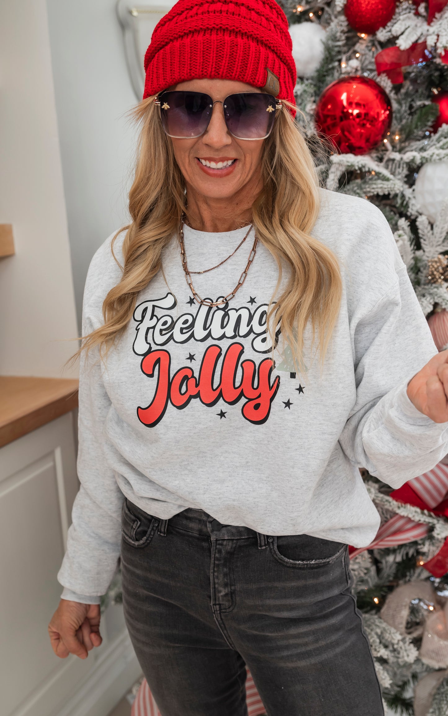 Feeling Jolly Crewneck Sweatshirt**