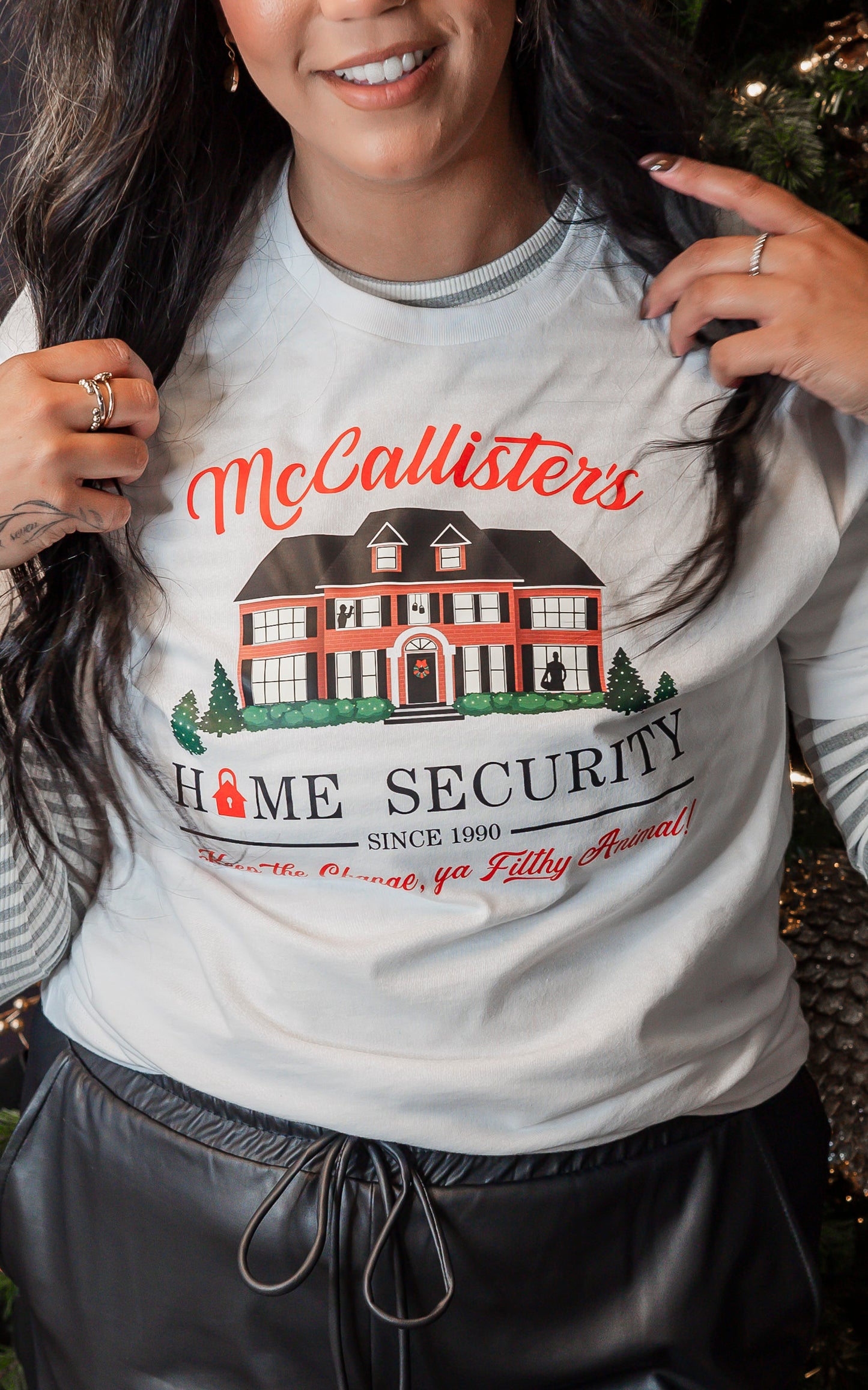 McCallisters Home Security Graphic T-shirt