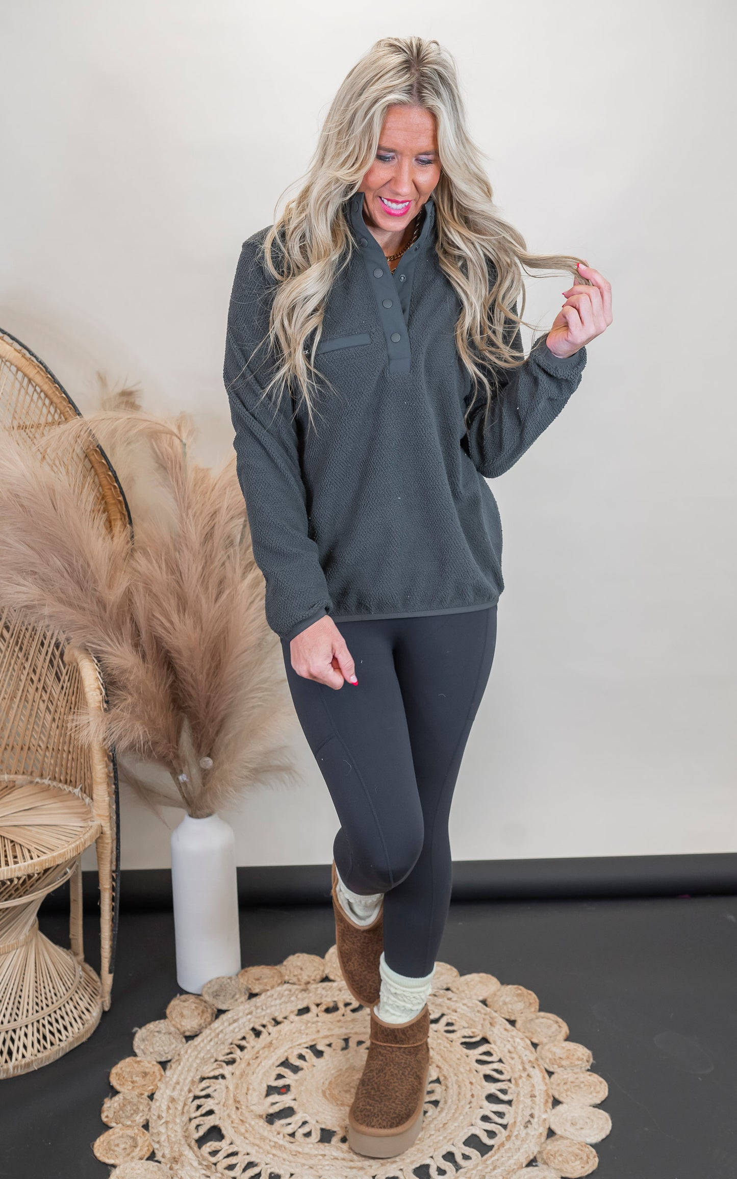 Women's Cypress Sherpa Mountain 1/2 Fleece Pullover **PREORDER