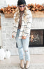 Ivory Plaid Shacket