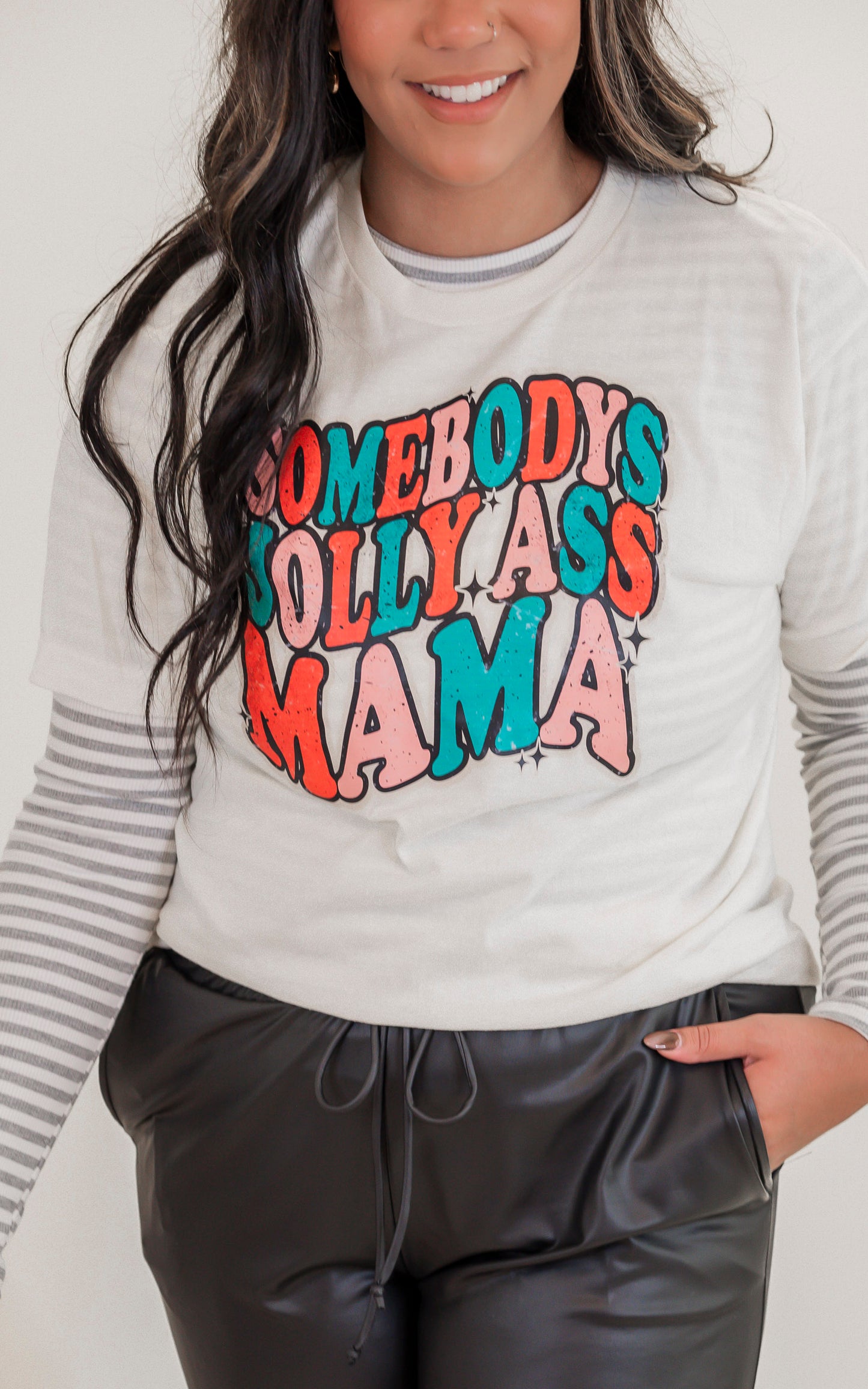 Somebody's Jolly Ass Mama Graphic T-shirt